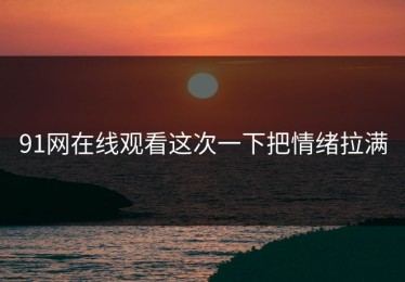 91网在线观看这次一下把情绪拉满