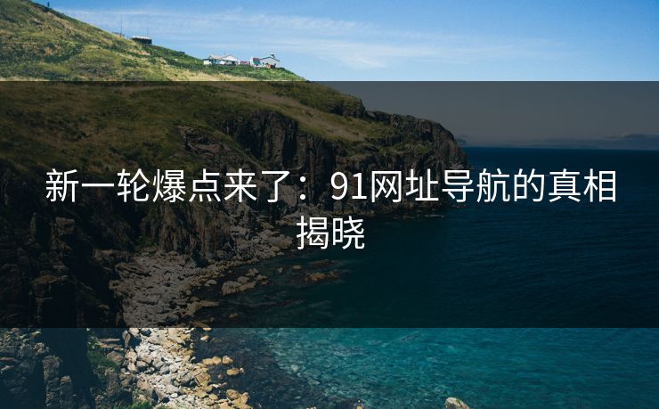 新一轮爆点来了：91网址导航的真相揭晓